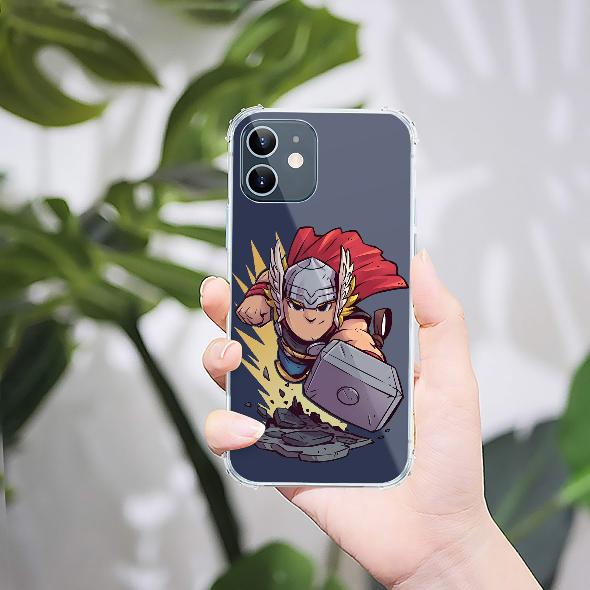 （画像用） アベンジャーズ The Avengers 【iPhone 12シリーズ対応】透明スマホケース（クリアソフトケース）